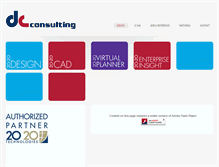Tablet Screenshot of dcconsulting.si